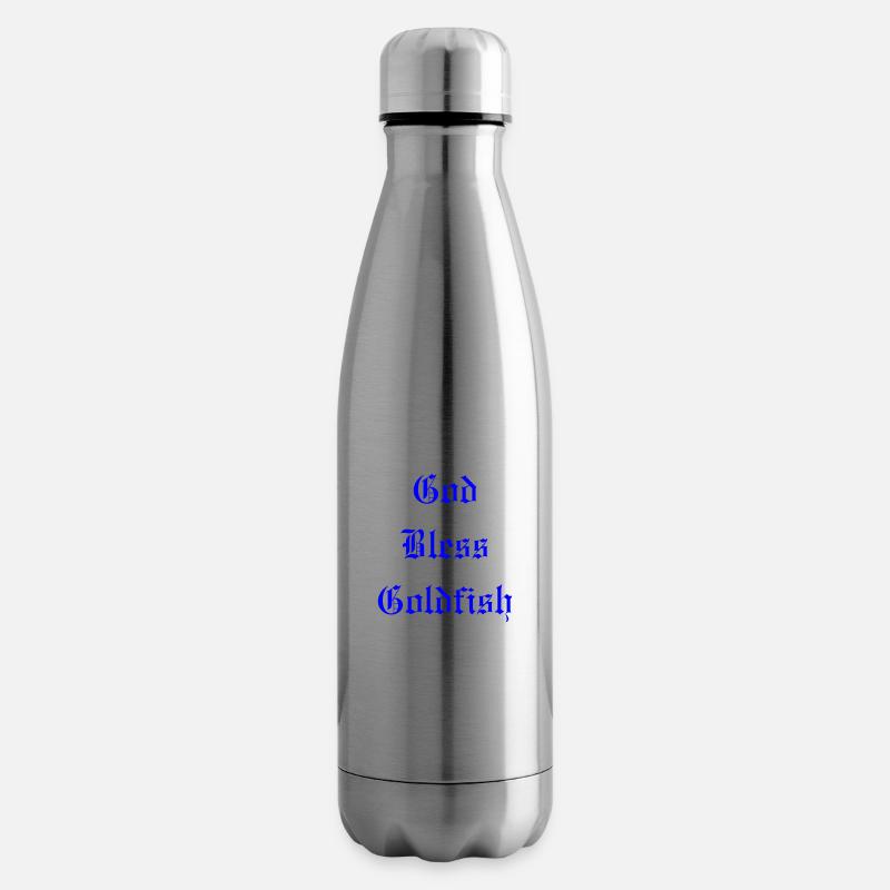 GodBlessGoldfish - Isolierflasche - Lightsilver