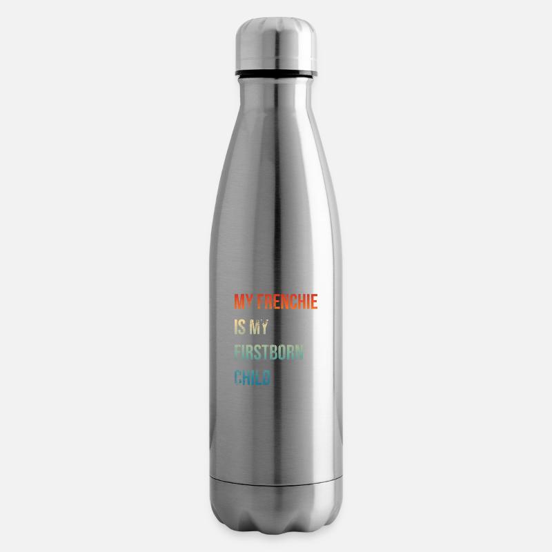 Frenchie Premier-né - Bouteille isotherme - argent clair