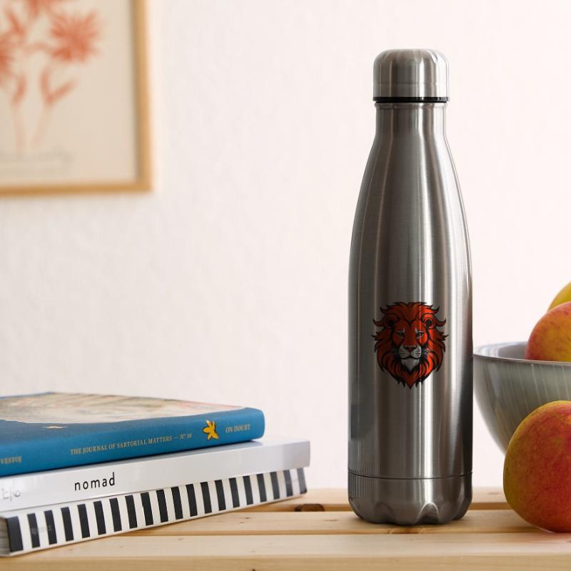 Fiery Leo Mane Insulated Water Bottle