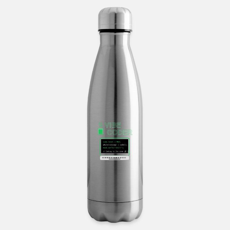 Codeur Vibe - Bouteille isotherme - argent clair