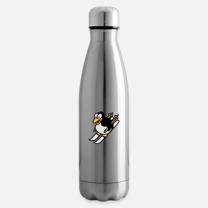 pinguin_ski_022011_i_3c - Isolierflasche - Lightsilver