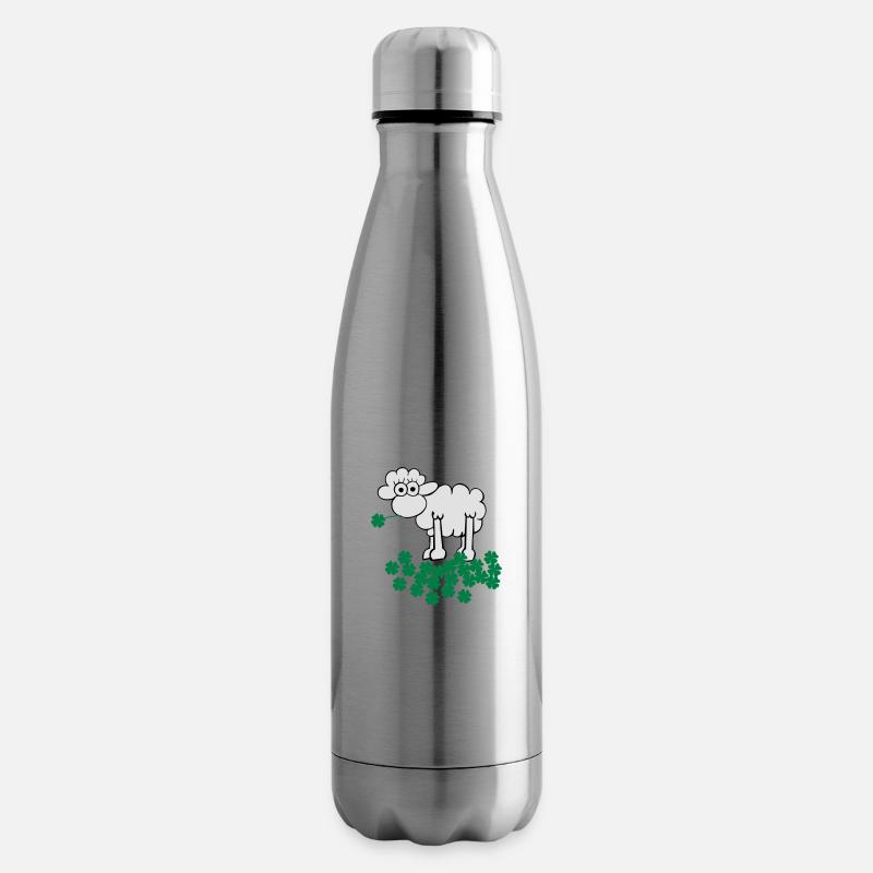 st. Patricks schaf - Isolierflasche - Lightsilver