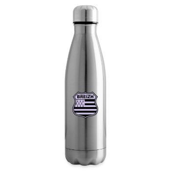 breizh bretagne - Insulated Water Bottle - silver - Right