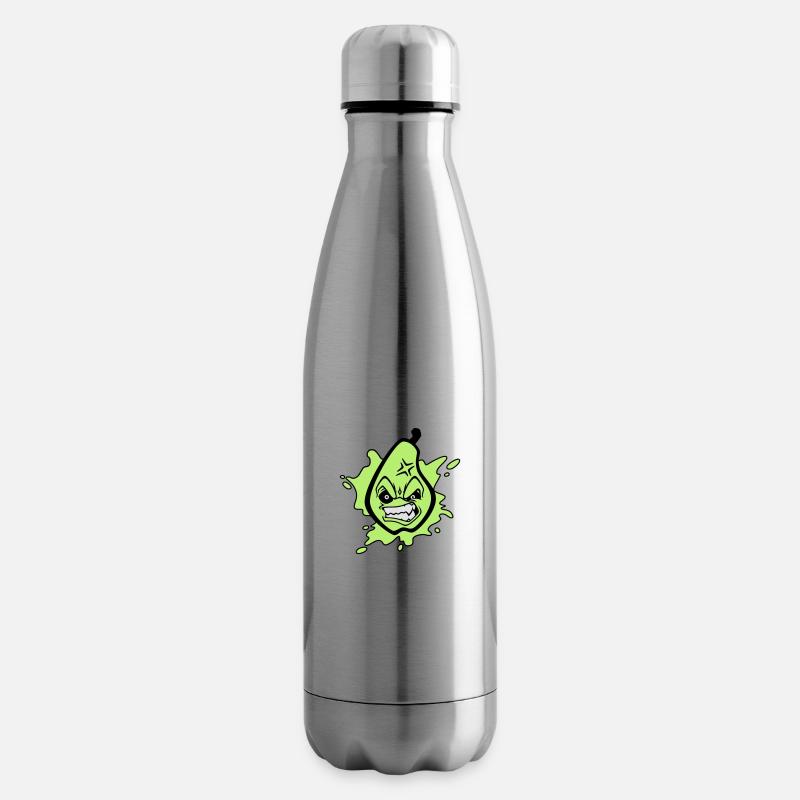Angry pear - Bouteille isotherme - argent clair