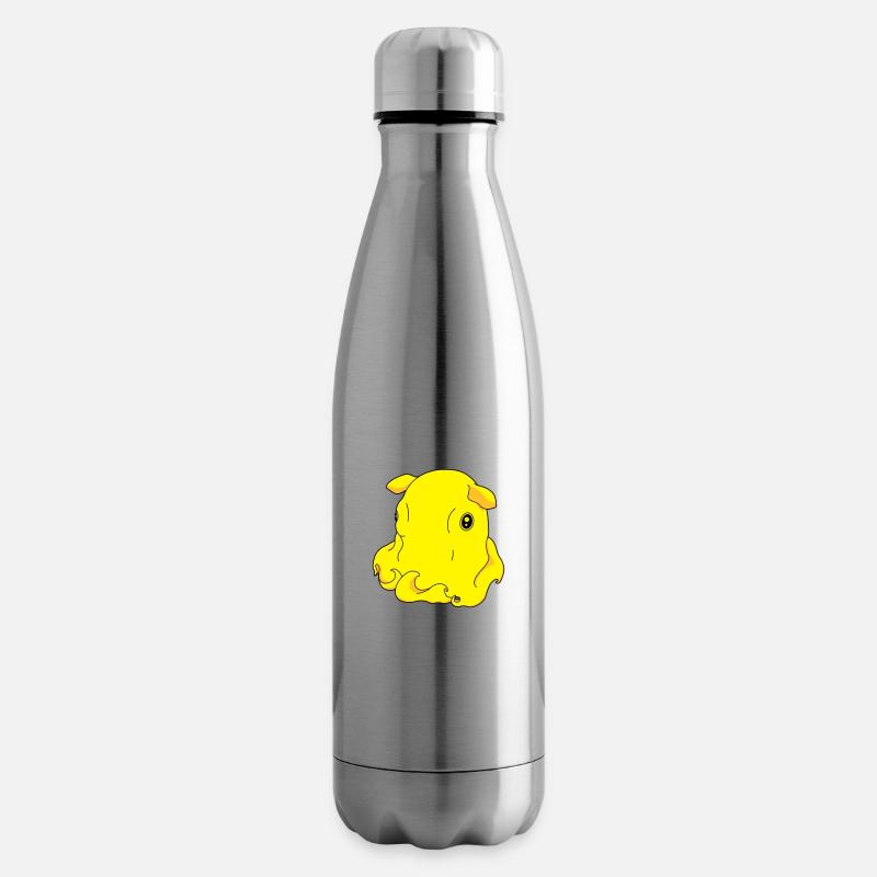 Umbrella elephant octopus - Insulated Water Bottle - silver