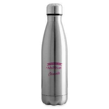 Merci d'avoir été une Maîtresse Trop géniale Drôle - Bouteille isotherme - argent clair - Droite