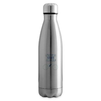 E-Bike - LÄCHELN statt HECHELN - Isolierflasche - Lightsilver - Rechts
