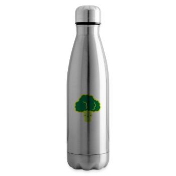 Sweet little broccoli - Insulated Water Bottle - silver - Right