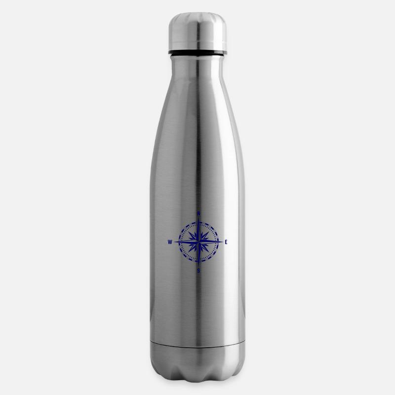 Kompass - Isolierflasche - Lightsilver