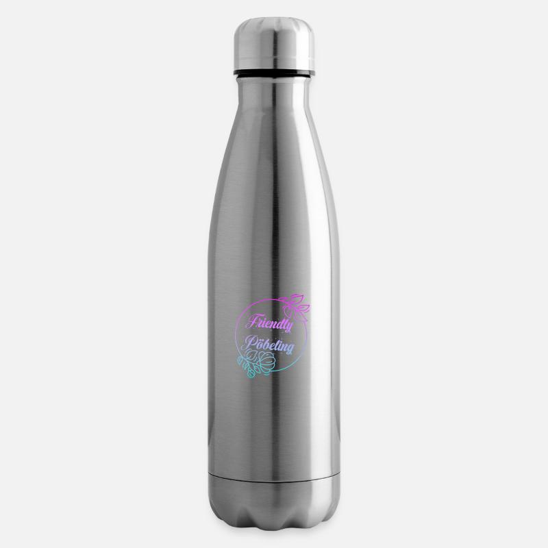 Friendly Pöbeling - Isolierflasche - Lightsilver