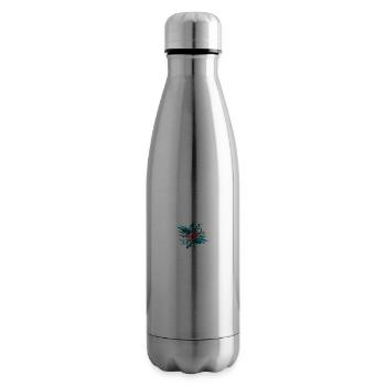 Buchstabe E geblümt - Isolierflasche - Lightsilver - Rechts