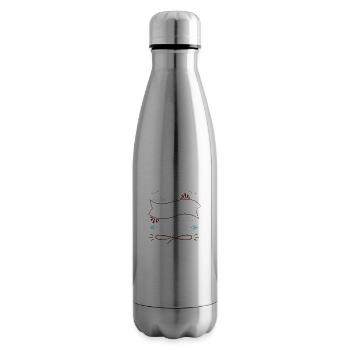 awesome baseballshirt motocycle car present funny - Isolierflasche - Lightsilver - Rechts
