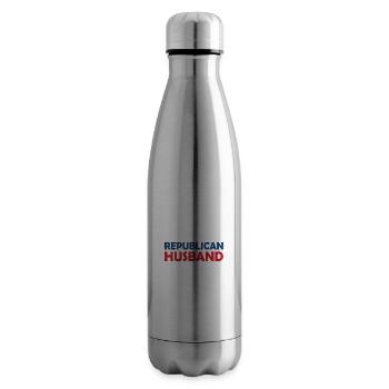 Divorce Your Republican Husband Divorcee Ex-Wife W - Insulated Water Bottle - silver - Right
