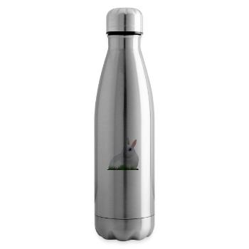 Kaninchen Hase Ostern Osterhase Tier Fauna - Isolierflasche - Lightsilver - Rechts