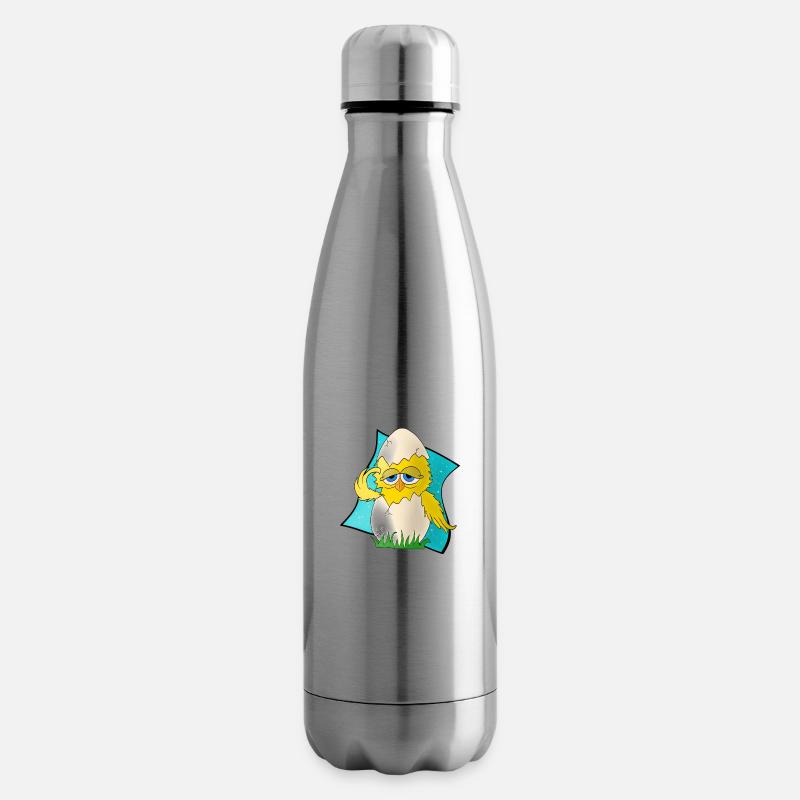 schlüpfendes Küken - Isolierflasche - Lightsilver