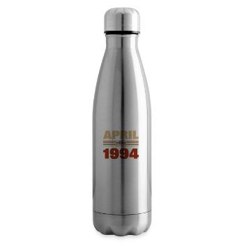 29. Geburtstag April Jahrgang 1994 Geschenkidee - Isolierflasche - Lightsilver - Rechts
