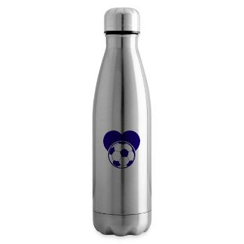 Fußball Football - Bouteille isotherme - argent clair - Droite