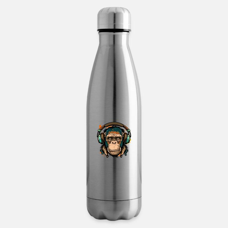 Monkey Music - Isolierflasche - Lightsilver