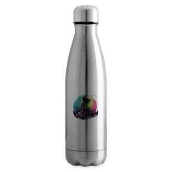 Ali the Alien - Insulated Water Bottle - silver - Right