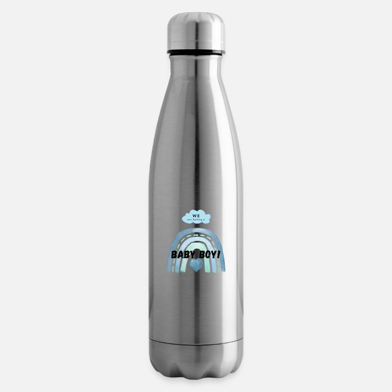 We are having a baby boy! - Isolierflasche - Lightsilver