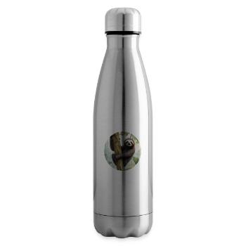 Happy Sloth - Insulated Water Bottle - silver - Right