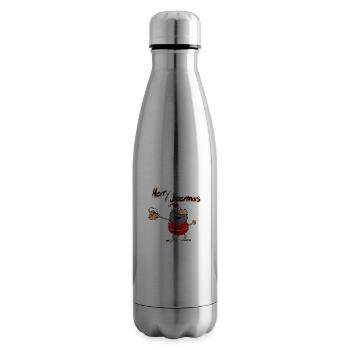 Merry Beermas - Isolierflasche - Lightsilver - Rechts