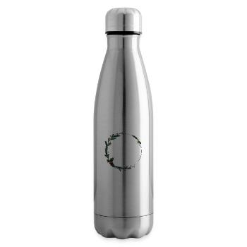 Noël laid Noël joyeux dicton de crise - Bouteille isotherme - argent clair - Droite