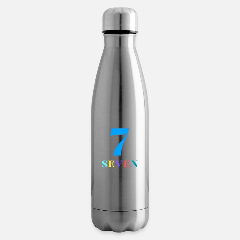Seven-7e anniversaire - Bouteille isotherme - argent clair