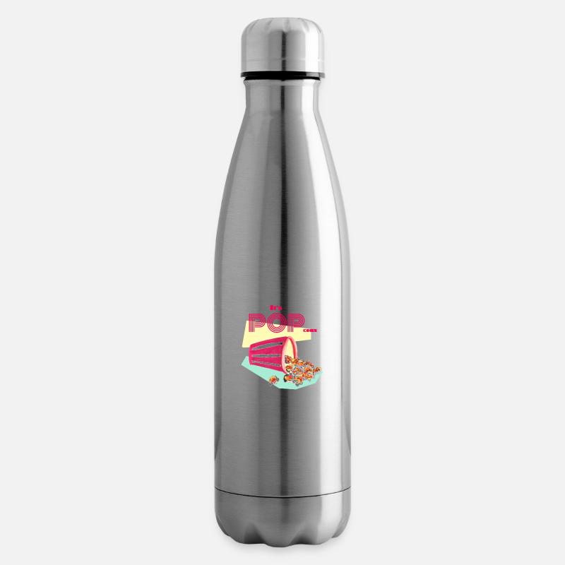 Es ist POPcorn! - Isolierflasche - Lightsilver