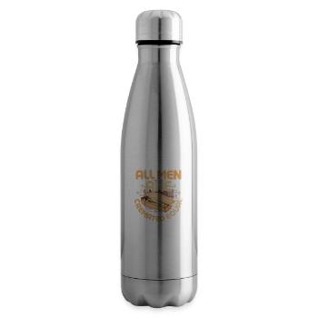 All Men Are Cremated Equal Mortician Mortuary - Isolierflasche - Lightsilver - Rechts