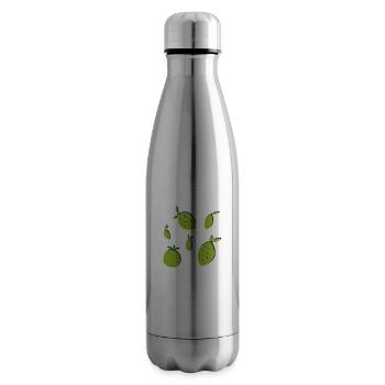 citron orange citron vert - Bouteille isotherme - argent clair - Droite