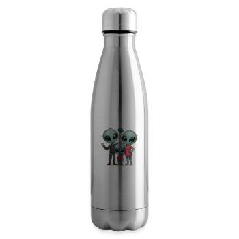 Alien Family - Insulated Water Bottle - silver - Right