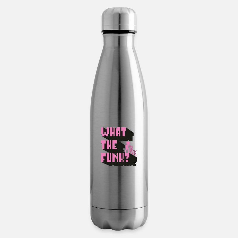 what the funk - Isolierflasche - Lightsilver