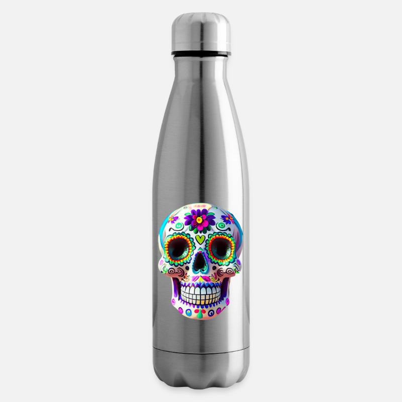 Dia de los Muertos - Isolierflasche - Lightsilver