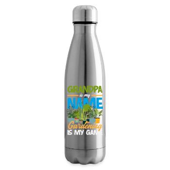 Garden & Plant Lovers Gifts - Insulated Water Bottle - silver - Right