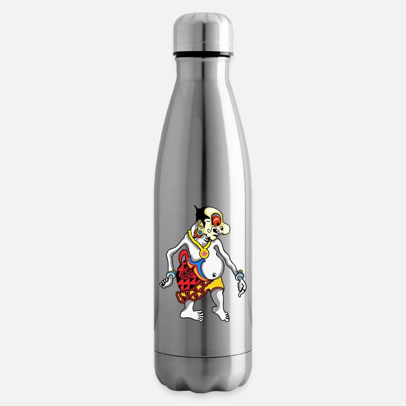 Grotesque Oni Harlequin Tee - Isolierflasche - Lightsilver