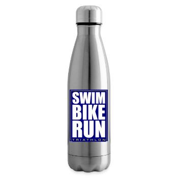 Triathlon Natation Course Cyclisme - Bouteille isotherme - argent clair - Droite