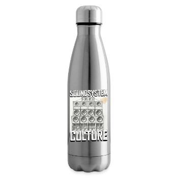Soundsystem Culture Skizze - Isolierflasche - Lightsilver - Rechts