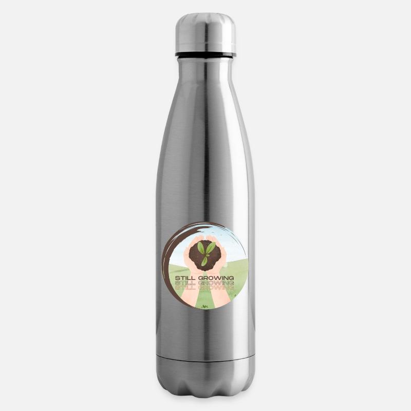 Still Growing – Wachsende Pflanze - Isolierflasche - Lightsilver