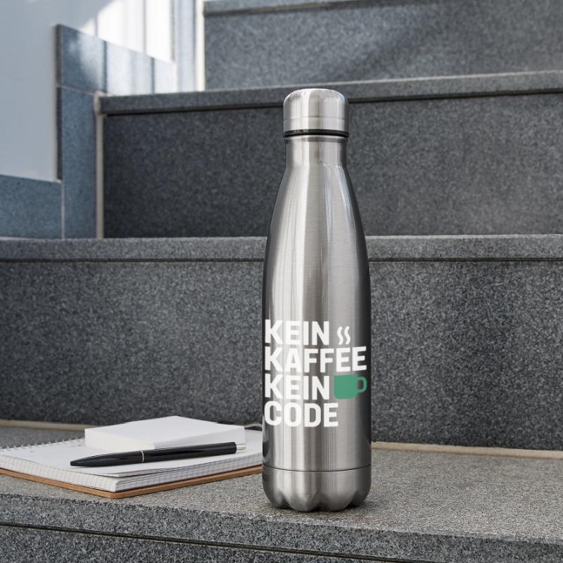 Kein Kaffee Kein Code Programmierer Informatiker Isolierflasche