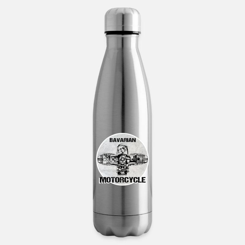 Bavarian Motorcycle Boxermotor - Isolierflasche - Lightsilver