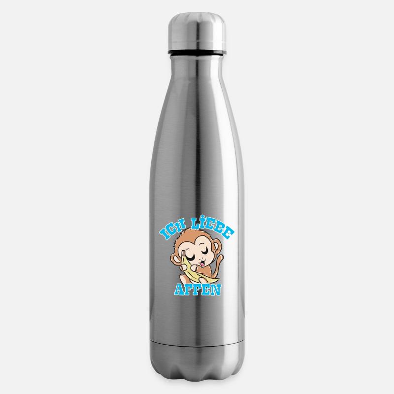 Affen - Isolierflasche - Lightsilver
