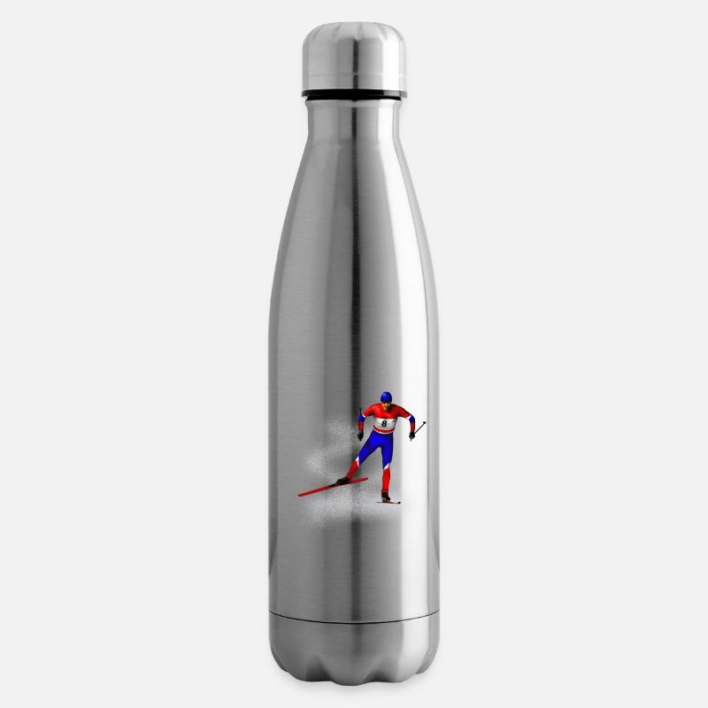 Skilanglauf - Isolierflasche - Lightsilver