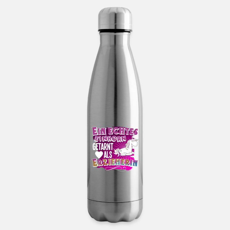 Erzieherin - Isolierflasche - Lightsilver