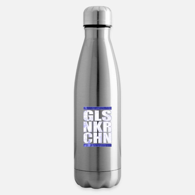 GLSNKRCHN Gelsenkirchen Schalke Geschenkidee - Isolierflasche - Lightsilver