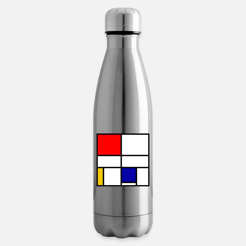 Mondrian 3 - Isolierflasche - Lightsilver