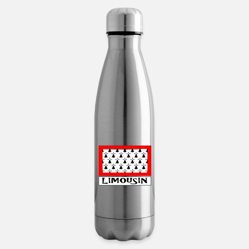 limousin - Bouteille isotherme - argent clair