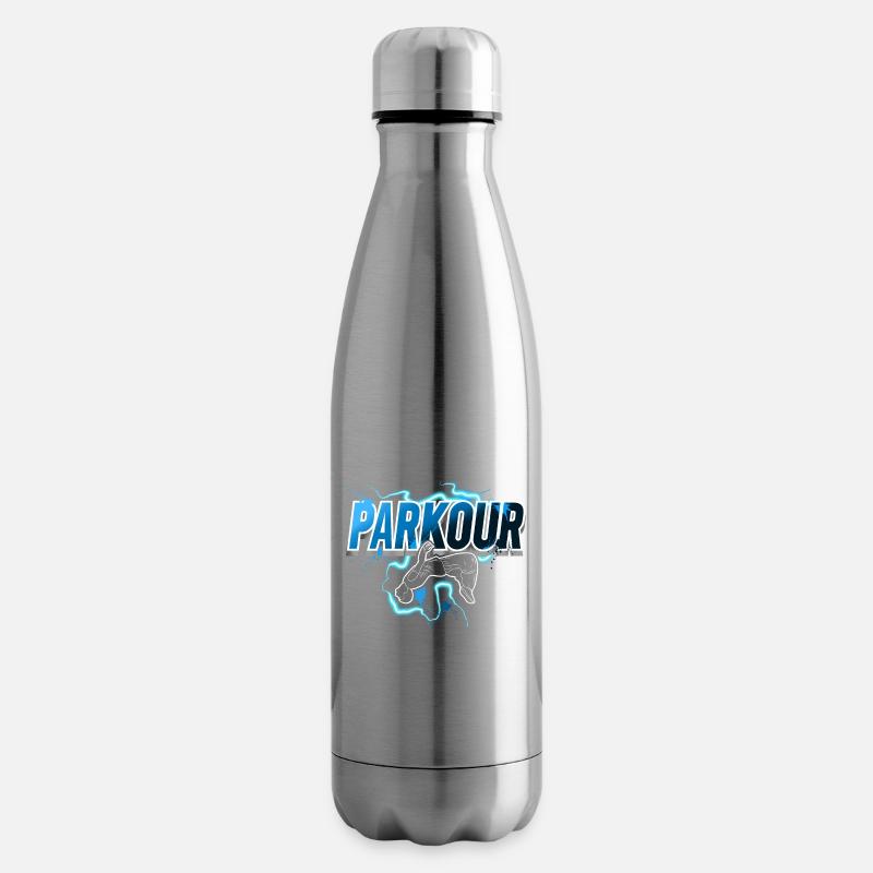 Parkour - Bouteille isotherme - argent clair
