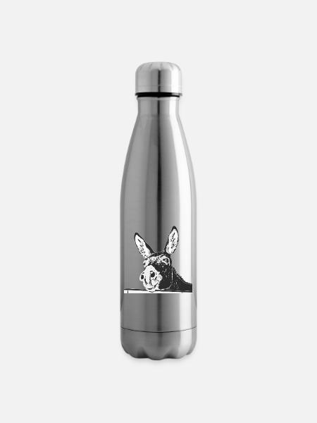 Esel - Isolierflasche - Lightsilver