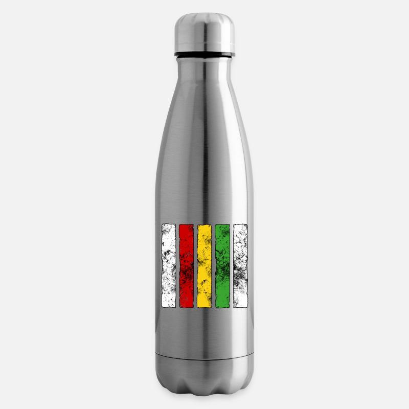 Reggae Zeichen - Isolierflasche - Lightsilver